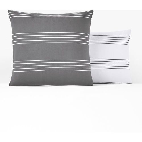 Horizon Striped 100% Cotton Pillowcase - LA REDOUTE INTERIEURS - Modalova