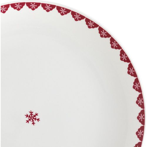 Set of 4 Flocani Festive Porcelain Plates - LA REDOUTE INTERIEURS - Modalova