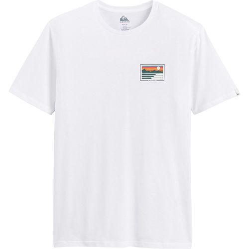 Graphic Print Cotton T-Shirt with Short Sleeves - Quiksilver - Modalova