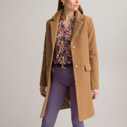 Wool/Cashmere Mix Single-Breasted Coat with Pockets - Anne weyburn - Modalova