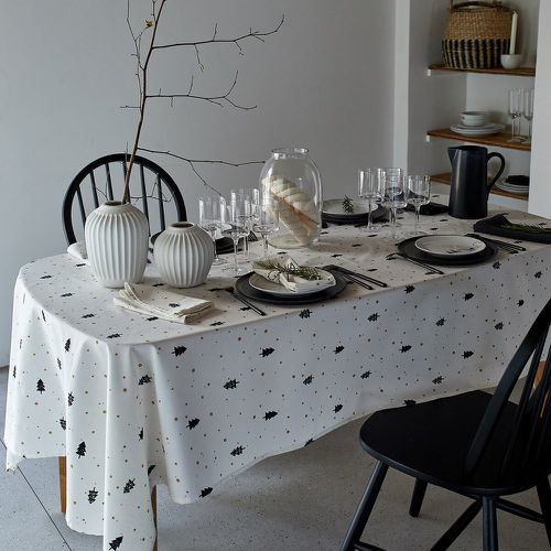 Forest Stain-Resistant Polycotton Patterned Tablecloth - SO'HOME - Modalova