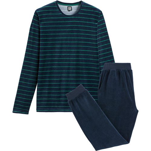 Striped Velour Pyjamas - LA REDOUTE COLLECTIONS - Modalova