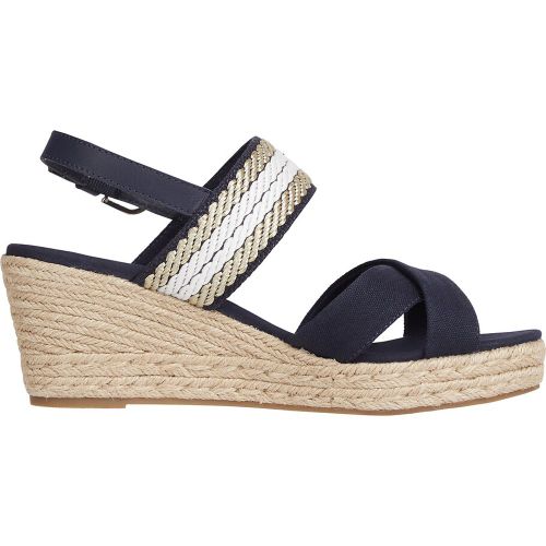 Canvas Wedge Sandals - Tommy Hilfiger - Modalova