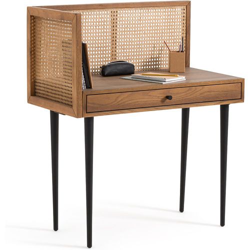Noya Vintage Desk with Rattan Panels - LA REDOUTE INTERIEURS - Modalova