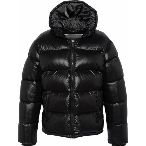 Columbus High Shine Padded Puffer Jacket with Hood - Schott - Modalova