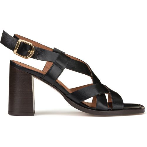 Leather Block Heel Sandals - LA REDOUTE COLLECTIONS - Modalova