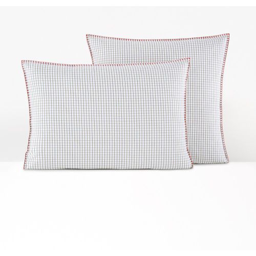 St Lary Checked 100% Cotton Flannel Pillowcase - LA REDOUTE INTERIEURS - Modalova