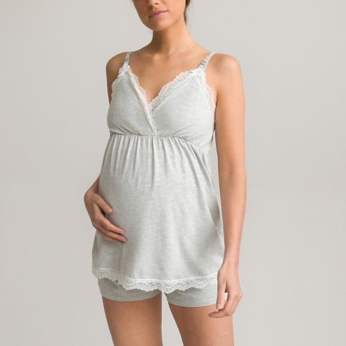 Maternity Short Cami Pyjamas in Cotton Mix - LA REDOUTE COLLECTIONS - Modalova