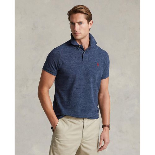 Cotton Pique Polo Shirt with Embroidered Logo in Slim Fit - Polo Ralph Lauren - Modalova