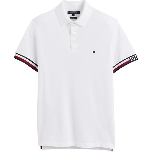 Cotton Polo Shirt with Logo Embroidery - Tommy Hilfiger - Modalova