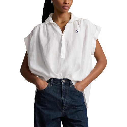 Linen Short Sleeve Blouse - Polo Ralph Lauren - Modalova