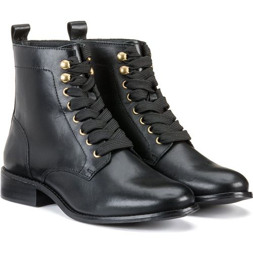 Leather Ankle Boots with Laces - LA REDOUTE COLLECTIONS - Modalova