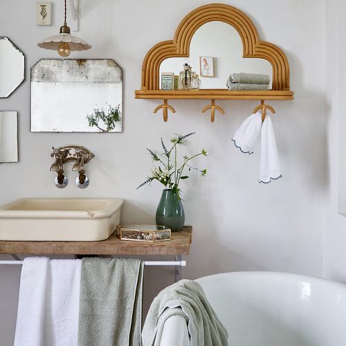 Antoinette 100% Cotton Plain Terry Bath Towel - LA REDOUTE INTERIEURS - Modalova