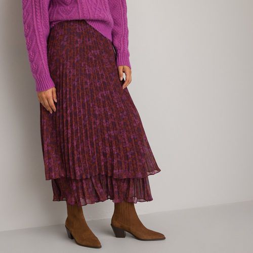 Printed Pleated Maxi Skirt - LA REDOUTE COLLECTIONS - Modalova