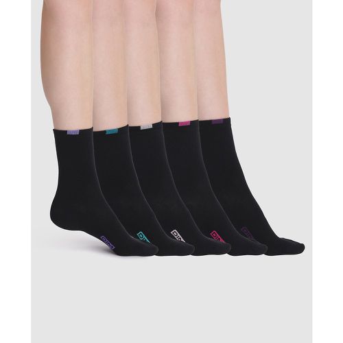 Pack of 5 Pairs of Eco Easy Sort Socks - Dim - Modalova