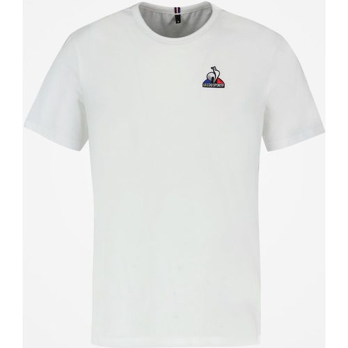 Essential Cotton T-Shirt with Short Sleeves - Le Coq Sportif - Modalova