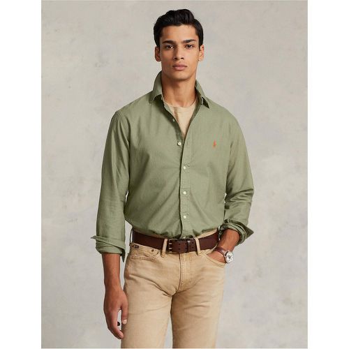 Slim Fit Chino Shirt in Cotton with Logo Embroidery - Polo Ralph Lauren - Modalova