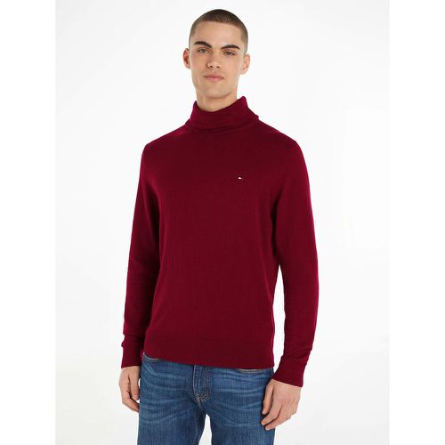 Pima Cotton/Cashmere Jumper with Turtleneck - Tommy Hilfiger - Modalova