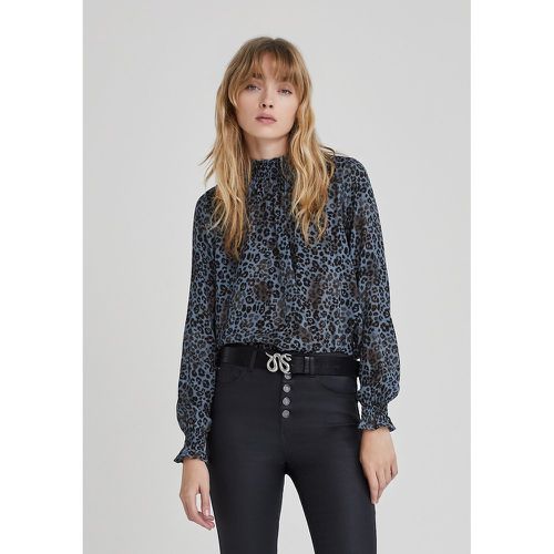 Panther Print Blouse with Long Sleeves - IKKS - Modalova