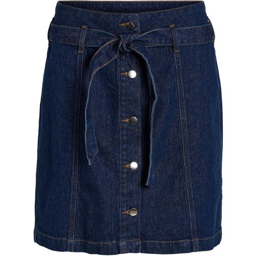 Denim Mini Skirt - Vila - Modalova