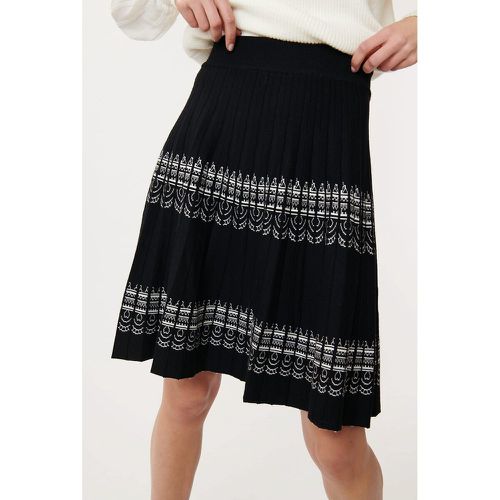 Edith Pleated Mini Skirt in Two-Tone Knit - DERHY - Modalova