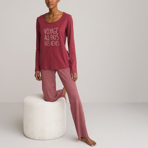 Cotton Jersey Pyjamas with Long Sleeves - LA REDOUTE COLLECTIONS - Modalova
