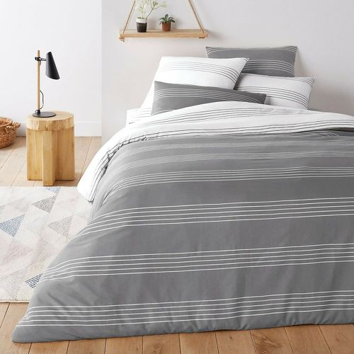 Horizon Striped 100% Cotton Pillowcase - LA REDOUTE INTERIEURS - Modalova