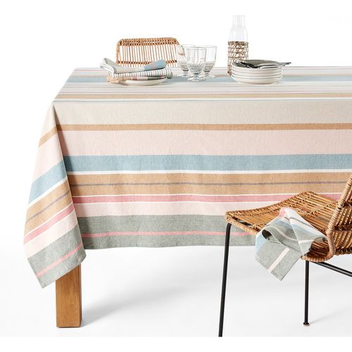 Antika Woven-Dyed Organic Cotton Tablecloth - LA REDOUTE INTERIEURS - Modalova