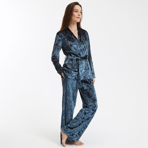 Panne Velvet Kimono Pyjamas - LA REDOUTE COLLECTIONS - Modalova