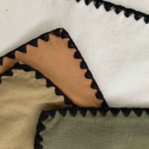 Merida Embroidered 100% Washed Cotton Duvet Cover - LA REDOUTE INTERIEURS - Modalova