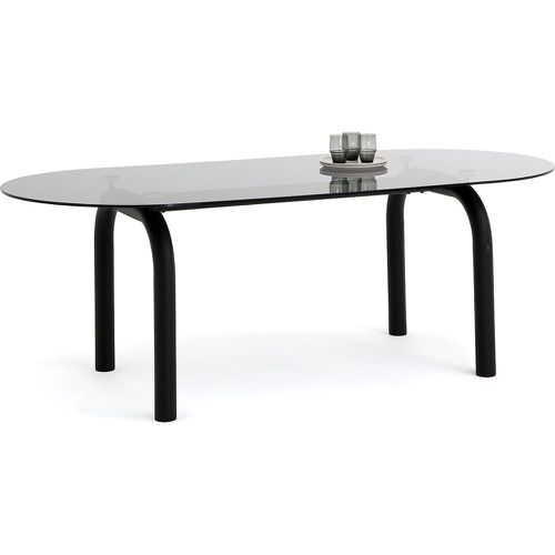 Polly Smoked Glass and Steel Table - LA REDOUTE INTERIEURS - Modalova