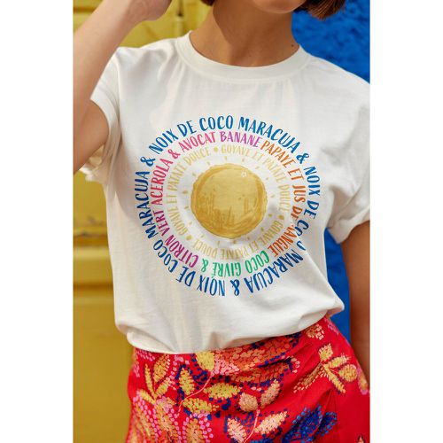 Toleil Printed Cotton T-Shirt with Short Sleeves - LA PETITE ETOILE - Modalova