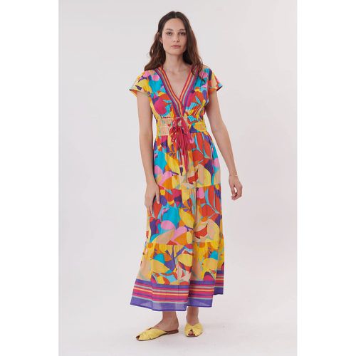 Totem Printed Maxi Dress - DERHY - Modalova