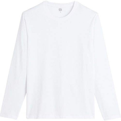 Organic Cotton T-Shirt with Crew Neck and Long Sleeves - LA REDOUTE COLLECTIONS - Modalova