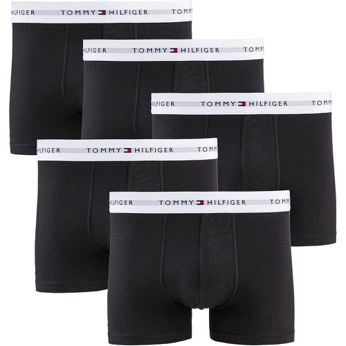 Pack of 5 Hipsters in Plain Cotton - Tommy Hilfiger - Modalova
