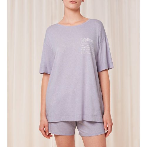 Mindful Short Pyjamas with Short Sleeves in Cotton Mix - Triumph - Modalova