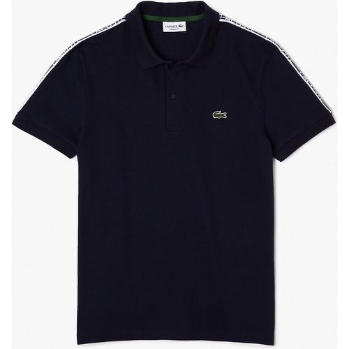 Embroidered Logo Polo Shirt in Cotton with Buttoned Collar and Short Sleeves - Lacoste - Modalova
