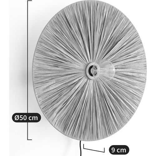 Rafita 50cm Diameter Round Raffia Wall Light - LA REDOUTE INTERIEURS - Modalova