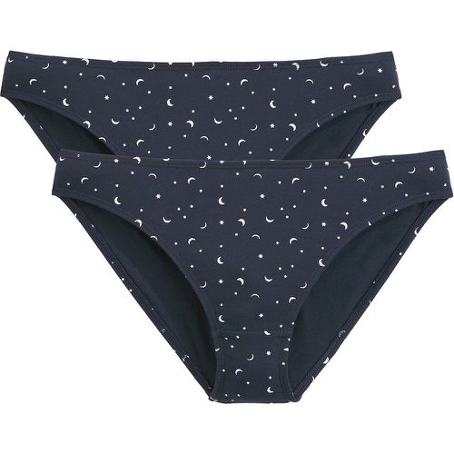 Pack of 2 Knickers in Printed Stretch Cotton - LA REDOUTE COLLECTIONS - Modalova