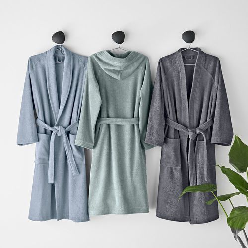 Scenario Kimono-Style 100% Cotton Bathrobe - LA REDOUTE INTERIEURS - Modalova
