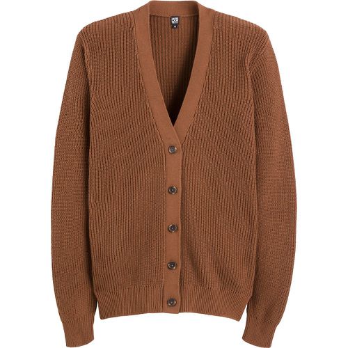 Organic Cotton Buttoned Cardigan in Fine Knit - LA REDOUTE COLLECTIONS - Modalova