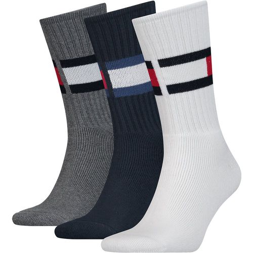Pack of 3 Pairs of Socks in Cotton Mix - Tommy Hilfiger - Modalova