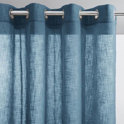 Nyong Linen-Effect Voile Curtain with Eyelets - LA REDOUTE INTERIEURS - Modalova