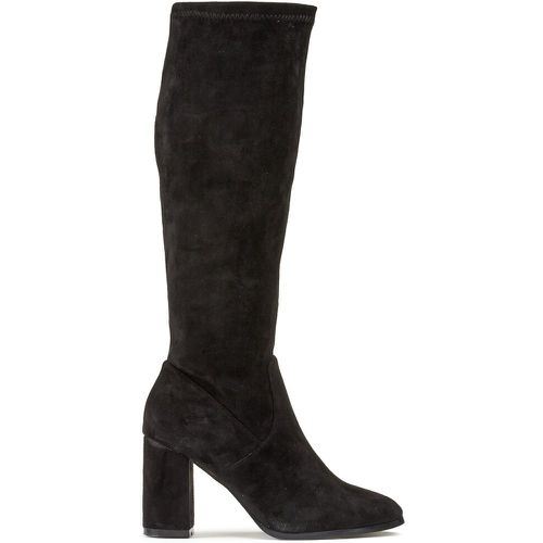 Stretch Knee-High Boots with Block Heel - LA REDOUTE COLLECTIONS - Modalova