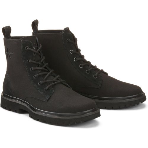 Canvas Ankle Boots with Laces - Calvin Klein Jeans - Modalova