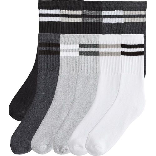 Pack of 10 Pairs of Sports Socks in Cotton Mix - LA REDOUTE COLLECTIONS - Modalova