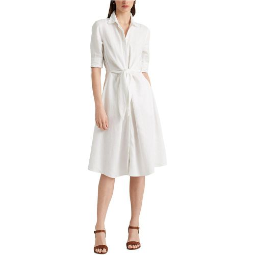 Wakana Linen Dress with Short Sleeves - Lauren Ralph Lauren - Modalova