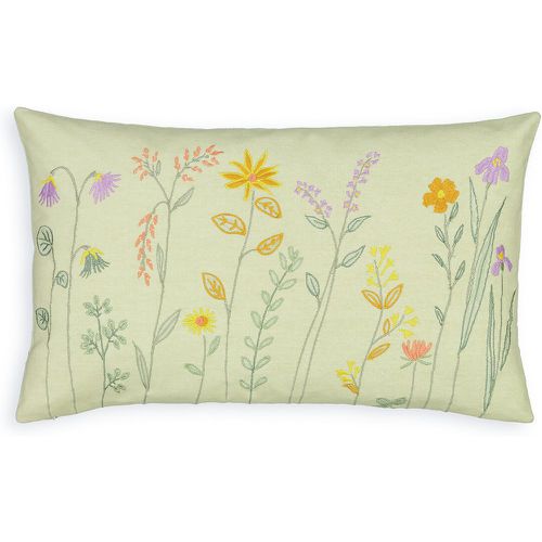 Frannie Rectangular Floral Embroidered 100% Cotton Cushion Cover - LA REDOUTE INTERIEURS - Modalova