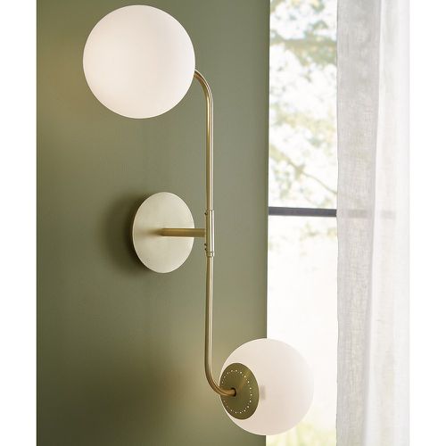 Moricio Brass and Opaline Glass Wall Light - LA REDOUTE INTERIEURS - Modalova