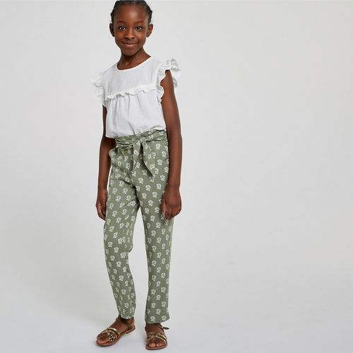 Floral Straight Trousers in Loose Fit - LA REDOUTE COLLECTIONS - Modalova